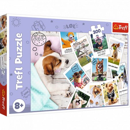 Puzzle Hunde Urlaubsfotos 300 Teile