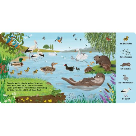 Mein erstes Natur-Wimmelbuch Bei den Tierkindern