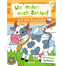 Wir malen nach Zahlen! - Auf dem Bauernhof
