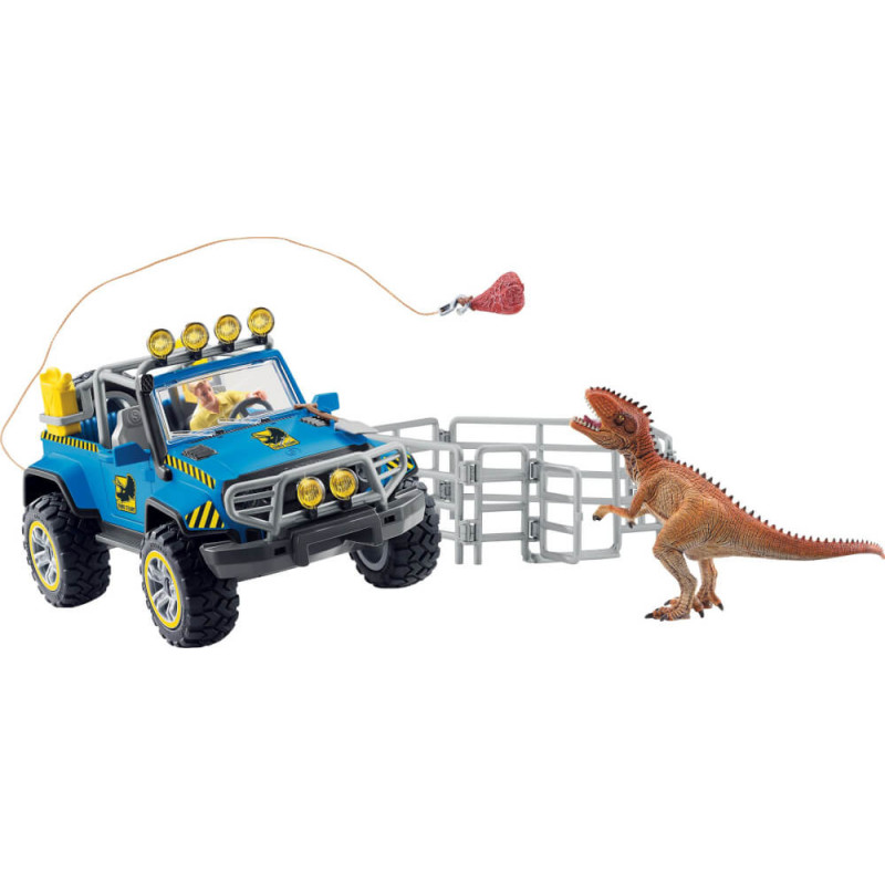 schleich® Dinosaurs 41464 Geländewagen mit Dino-Außenpo