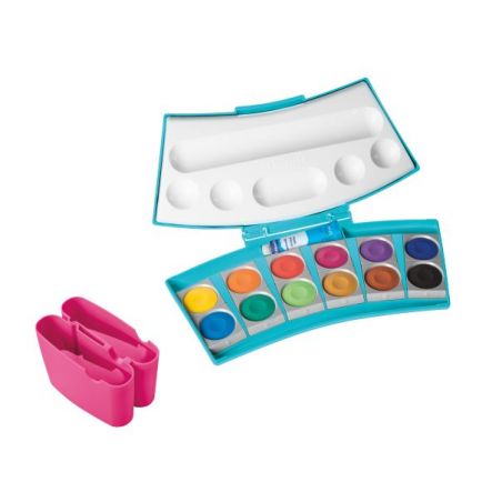 Deckfarbkasten 735 ProColor 12 türkis/pink