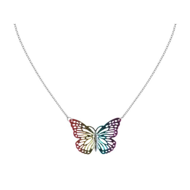 Kette Schmetterling bunt (6)