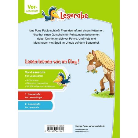 Ponygeschichten - Leserabe ab Vorschule - Erstlesebuch für Kinder ab 5 Jahren