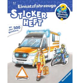 Wieso? Weshalb? Warum? Stickerheft: Einsatzfahrzeuge