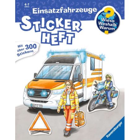 Wieso? Weshalb? Warum? Stickerheft: Einsatzfahrzeuge