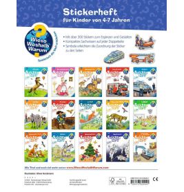 Wieso? Weshalb? Warum? Stickerheft: Einsatzfahrzeuge