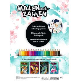 Ravensburger Malen nach Zahlen Soulmates - Manga - Anime - 32 Motive abgestimmt auf Stiftpackungen m