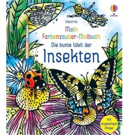 Mein Farbenzauber-Malbuch: Insekten