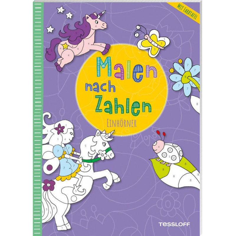 Tessloff Malen nach Zahlen. Einhörner