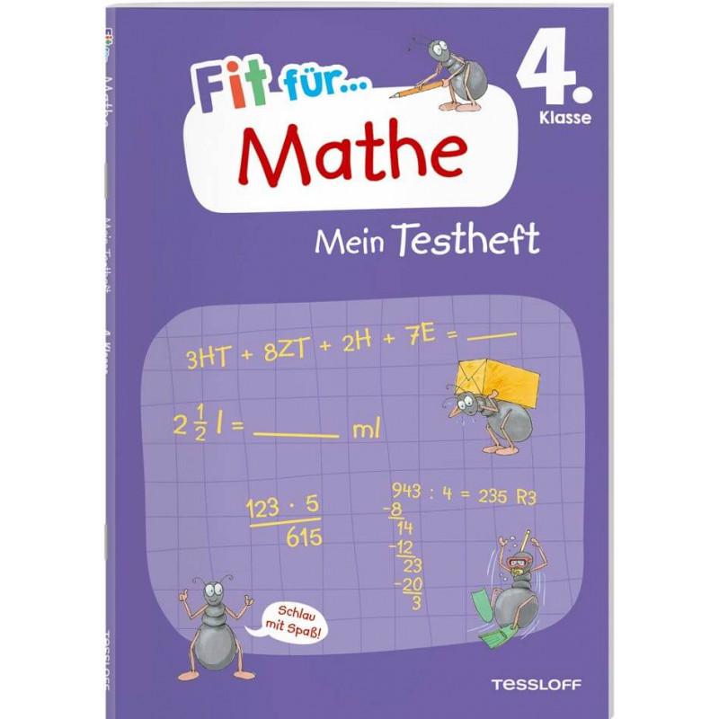 Tessloff Fit für Mathe 4. Klasse. Mein Testheft