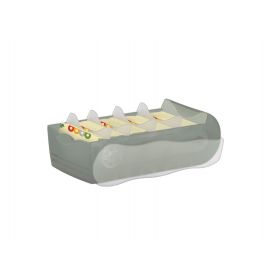 Karteibox Croco A7, transluzent grau