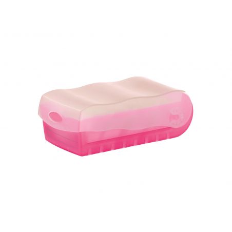 Karteibox Croco A7, transluzent pink Karteibox Croco A7, transluzent pink