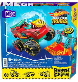 MEGA Hot Wheels Monster Trucks Demo Derby Extreme-Stunt Set