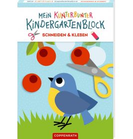 Mein k. Kindergartenblock: Schneiden & Kleben (Tierkinder)