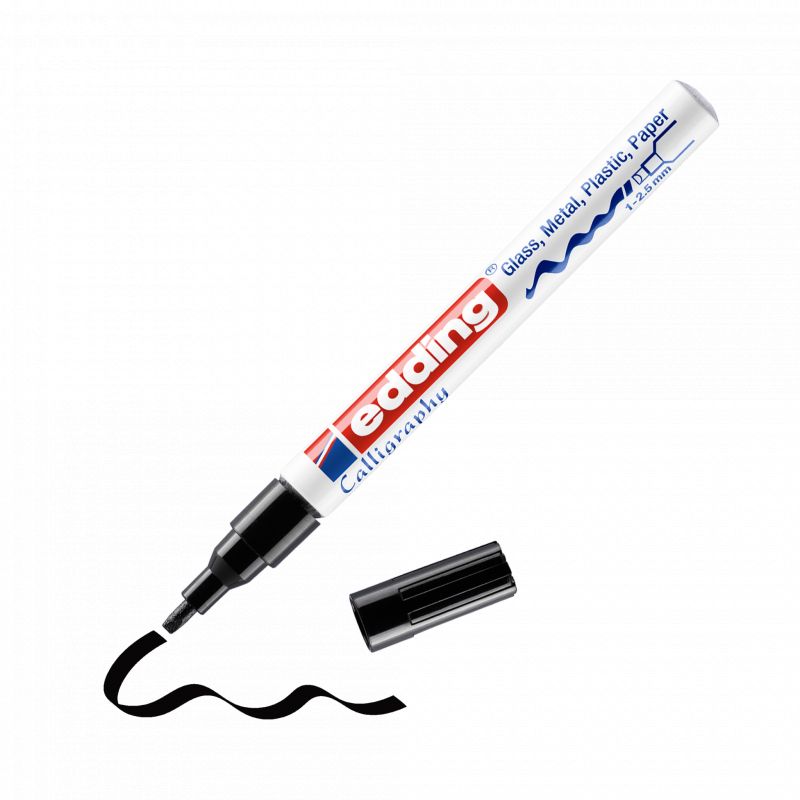 e-753 CR calligraphy paintmarker schwarz