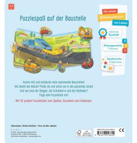 Mein großes Puzzle-Spielbuch: Baustelle