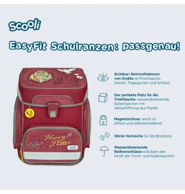 EasyFit Schulranzen Set, 5-teilig Harry Potter