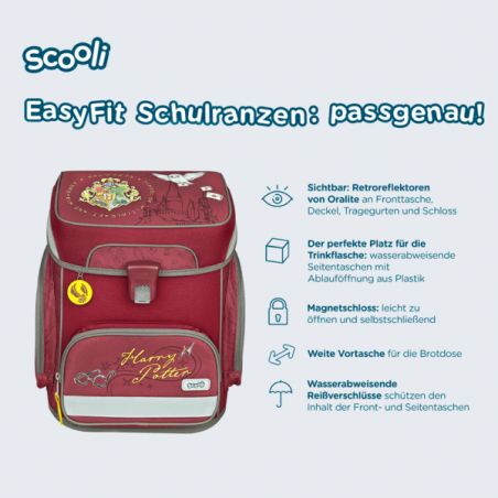 EasyFit Schulranzen Set, 5-teilig Harry Potter