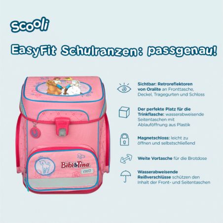 EasyFit Schulranzen Set, 5-teilig Bibi & Tina