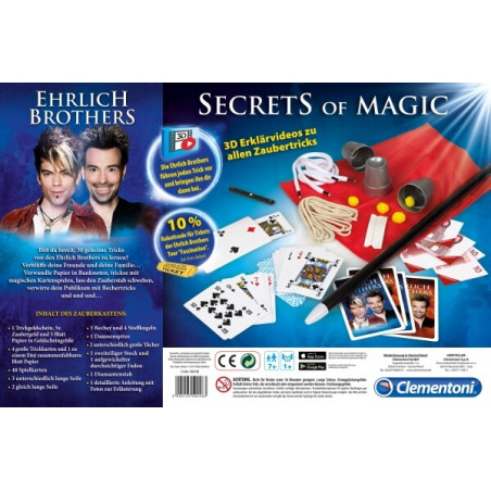 Clementoni Ehrlich Brothers Secrets of Magic Zauberkasten