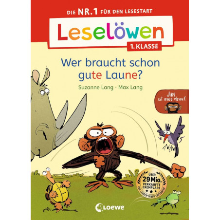 Leselöwen 1. Klasse - Jim ist mies drauf - Wer braucht schon gute Laune?