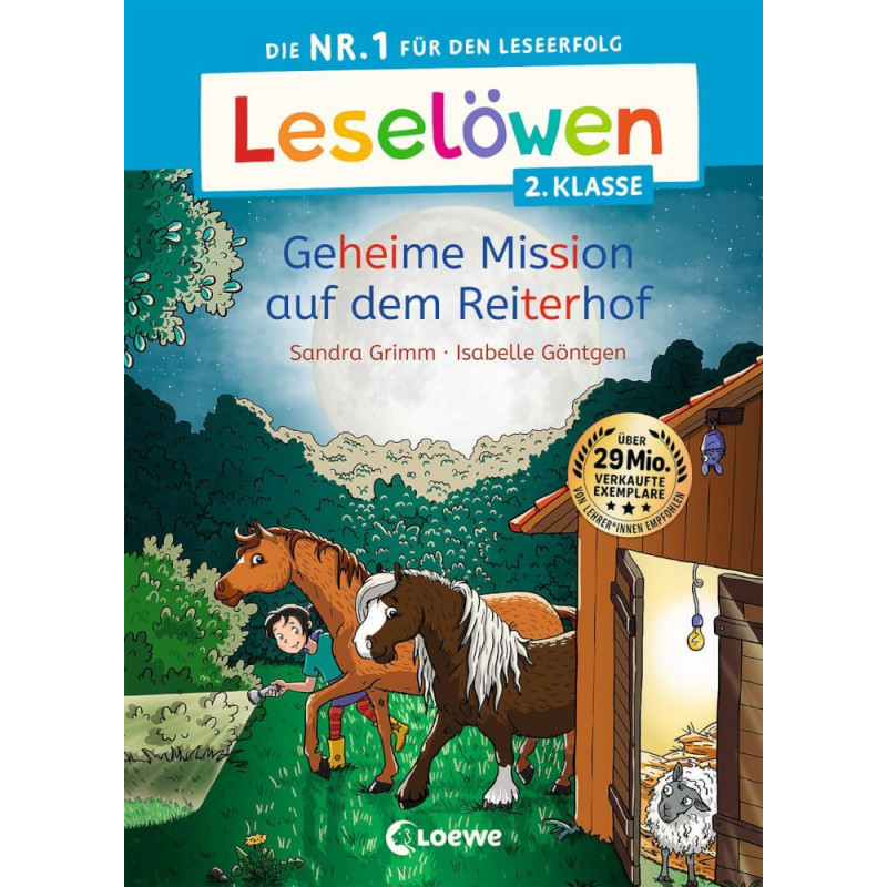 Leselöwen 2. Klasse - Geheime Mission auf dem Reiterhof