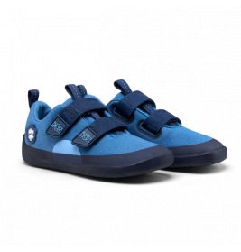 Barfußschuh Baumwolle Lucky Bear blue 27