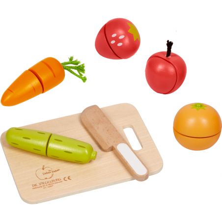 Holz-Schneide-Set Obst & Gemüse