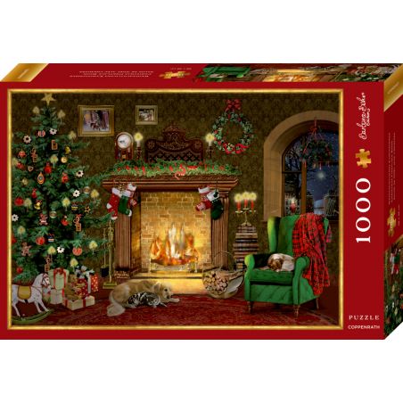 Puzzle - Weihnachtliches Kaminzimmer (1000 T.) Behr
