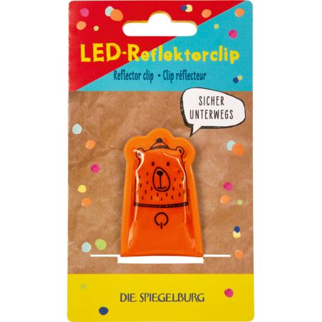 LED-Reflektorclip - Bunte Geschenke LED-Reflektorclip - Bunte Geschenke