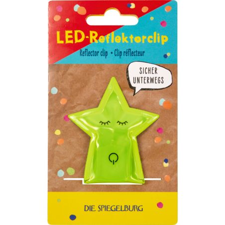 LED-Reflektorclip - Bunte Geschenke LED-Reflektorclip - Bunte Geschenke