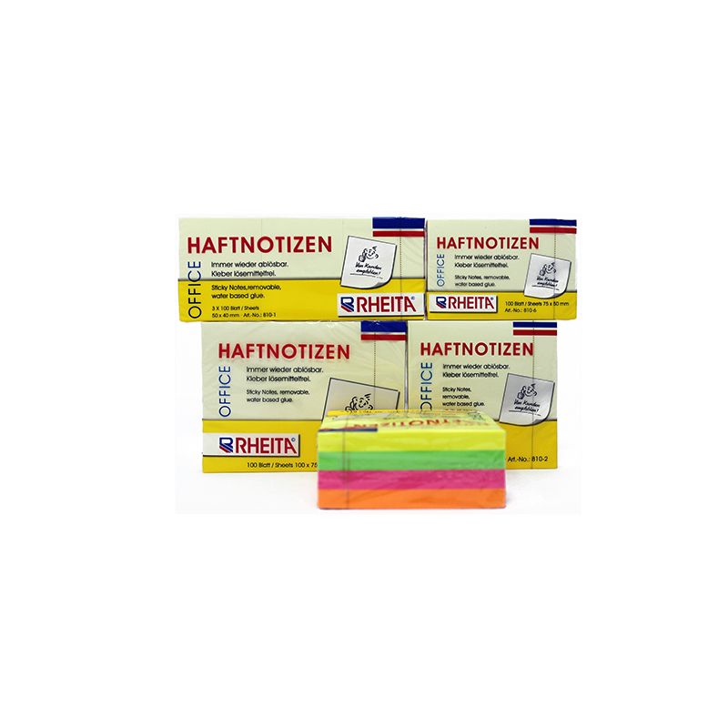 Haftnotizen 7575 mm foliert