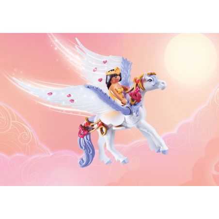 Himmlischer Pegasus mit Regen