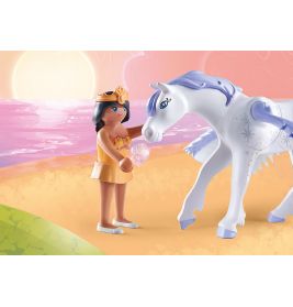 Himmlischer Pegasus mit Regen