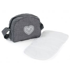 Wickeltasche jeans grey