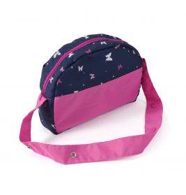 Wickeltasch butterfly navy pink