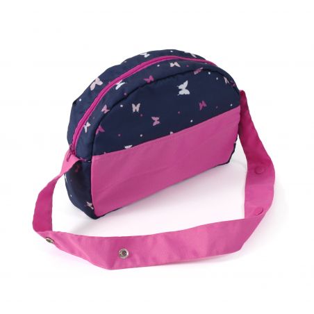 Wickeltasch butterfly navy pink