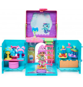 Gabby‘s Dollhouse, tragbares Spielset mit Regenbogenschrank und Gabby-Puppe, Überraschungs-Spielzeug