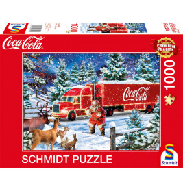 Puzzle Coca Cola Christmas-Truck 1000Teile