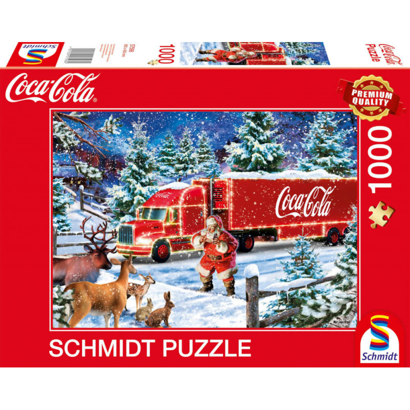 Puzzle Coca Cola Christmas-Truck 1000Teile