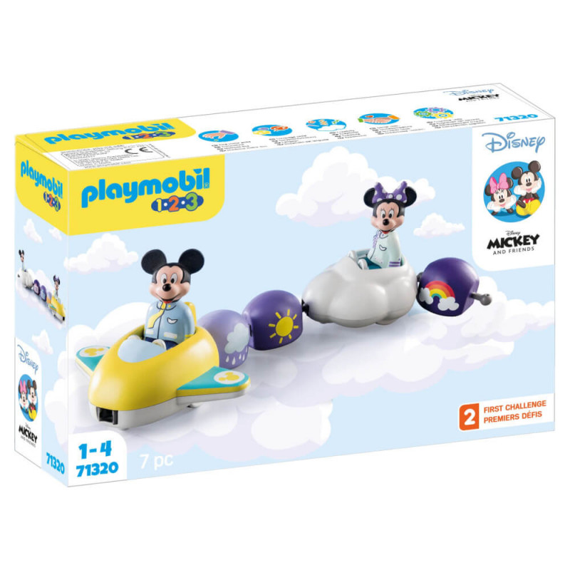 PLAYMOBIL 71320 1.2.3 & Disney: Mickys & Minnies Wolkenflug