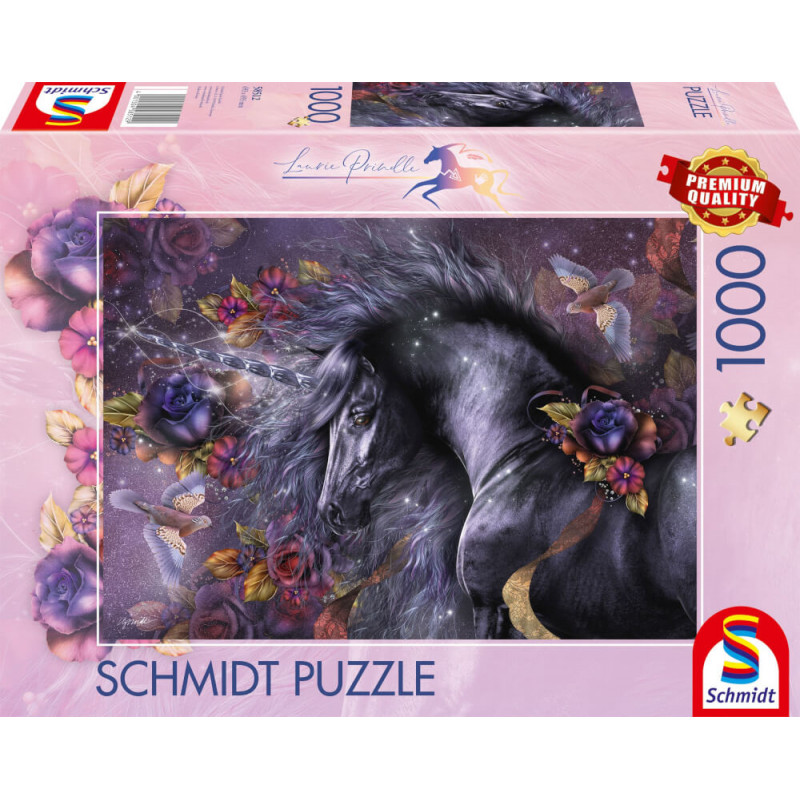 Puzzle Laurie Prindle Blaue Rose 1000Teile