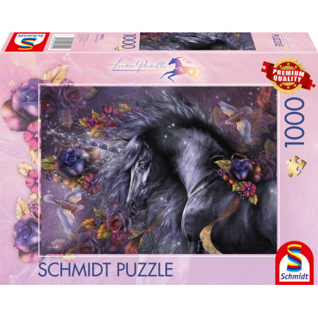 Puzzle Laurie Prindle Blaue Rose 1000Teile