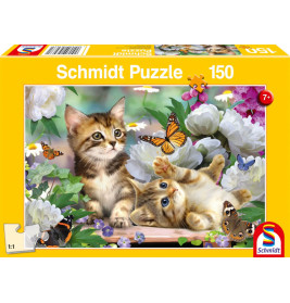 Puzzle Verspielte Katzenbabys 150Teile