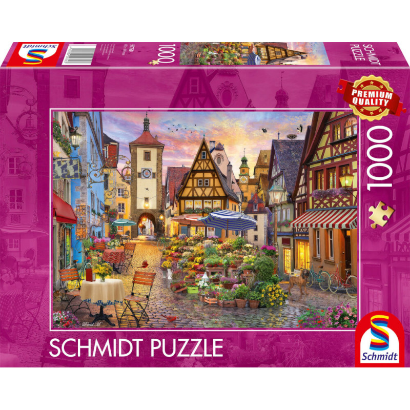 Puzzle Romantisches Bayern, Rothenburg ob der Tauber 1000Teile