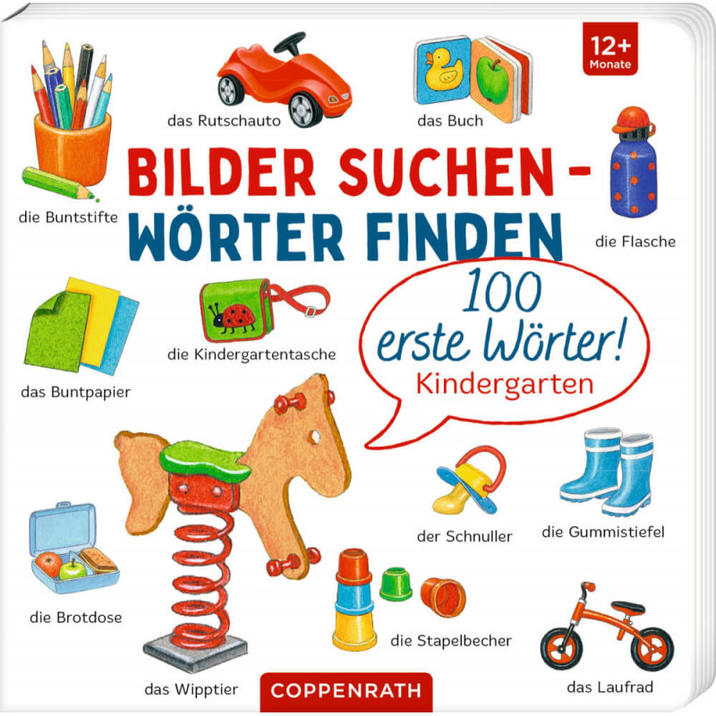 Bilder suchen-Wörter find.: 100 erste Wörter! - Kindergarten