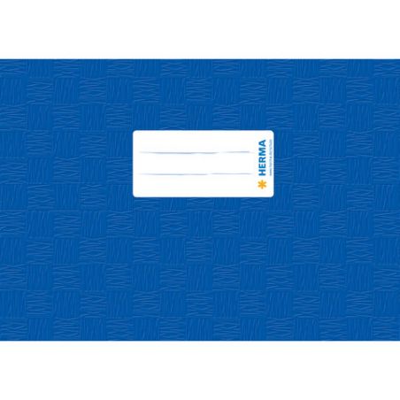 Heftschoner A5 quer blau