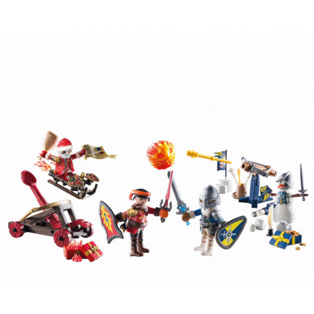 PLAYMOBIL 71346 Adventskalender Novelmore - Kampf im Schnee