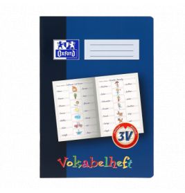 Vokabelheft A4 dunkelblau 3V 16 Blatt