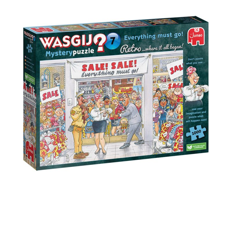 Wasgij Retro Mystery 7 Alles muss raus! 1000 Teile Wasgij Retro Mystery 7 Alles muss raus! 1000 Teile